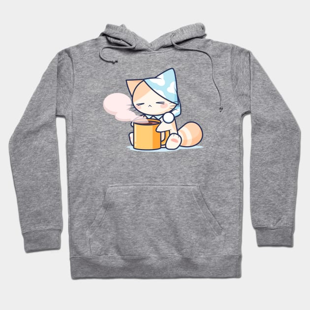 Sleepy Cat Hoodie by Everything A Cat